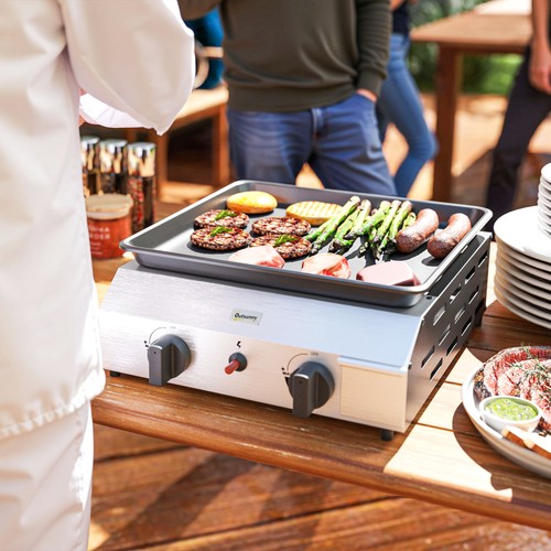 Gas plancha barbecue - gas,